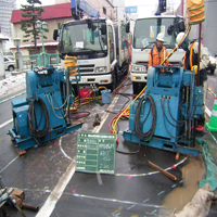 薬液注入工(二重管ストレーナー工法)
